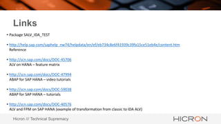 ALV with Integrated Data Access | PPTX