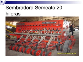 Sembradora Semeato 20
hileras
 
