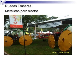 Ruedas Traseras
Metálicas para tractor
 