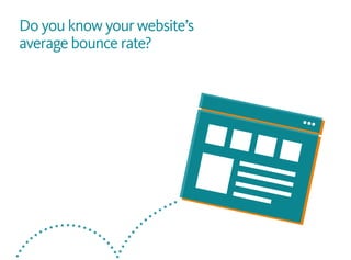 Do you know your website’s
average bounce rate?
 