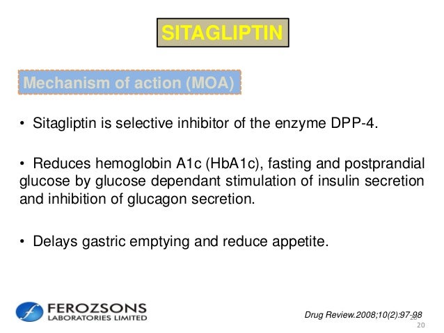 mechanism of action of sitagliptin (januvia)