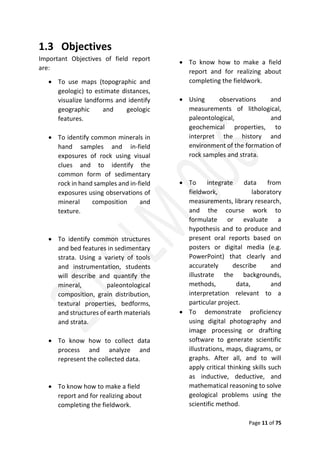 Geological Field Report on Sitakund Anticline | PDF