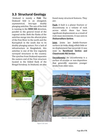 Geological Field Report on Sitakund Anticline | PDF