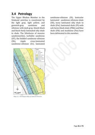 Geological Field Report on Sitakund Anticline | PDF
