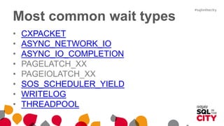 Analyzing SQL Server wait stats, hands-on! | PDF