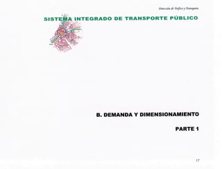 Sistema Integrado de Transporte Público - documento completo | PDF