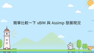 30
簡單比較一下 xBIM 與 Assimp 發展現況
 