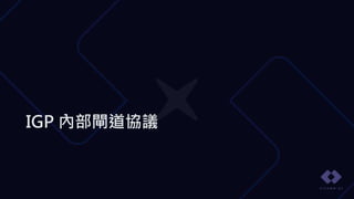 IGP 內部閘道協議
 