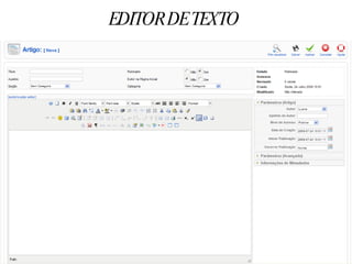 EDITOR DE TEXTO 