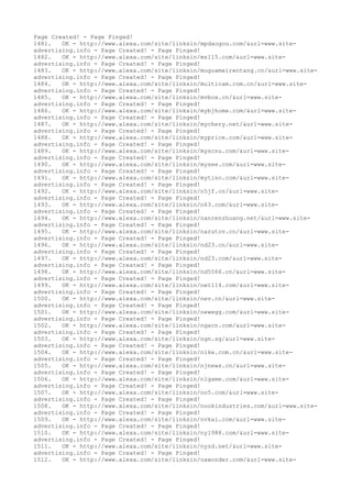 Page Created! - Page Pinged!
1481. OK - http://www.alexa.com/site/linksin/mpdaogou.com/&url=www.site-
advertising.info - Page Created! - Page Pinged!
1482. OK - http://www.alexa.com/site/linksin/ms115.com/&url=www.site-
advertising.info - Page Created! - Page Pinged!
1483. OK - http://www.alexa.com/site/linksin/muguameirentang.cn/&url=www.site-
advertising.info - Page Created! - Page Pinged!
1484. OK - http://www.alexa.com/site/linksin/multicam.com.cn/&url=www.site-
advertising.info - Page Created! - Page Pinged!
1485. OK - http://www.alexa.com/site/linksin/mvbox.cn/&url=www.site-
advertising.info - Page Created! - Page Pinged!
1486. OK - http://www.alexa.com/site/linksin/mybjhome.com/&url=www.site-
advertising.info - Page Created! - Page Pinged!
1487. OK - http://www.alexa.com/site/linksin/mychery.net/&url=www.site-
advertising.info - Page Created! - Page Pinged!
1488. OK - http://www.alexa.com/site/linksin/myprice.com/&url=www.site-
advertising.info - Page Created! - Page Pinged!
1489. OK - http://www.alexa.com/site/linksin/myscnu.com/&url=www.site-
advertising.info - Page Created! - Page Pinged!
1490. OK - http://www.alexa.com/site/linksin/mysee.com/&url=www.site-
advertising.info - Page Created! - Page Pinged!
1491. OK - http://www.alexa.com/site/linksin/mytino.com/&url=www.site-
advertising.info - Page Created! - Page Pinged!
1492. OK - http://www.alexa.com/site/linksin/n5jf.cn/&url=www.site-
advertising.info - Page Created! - Page Pinged!
1493. OK - http://www.alexa.com/site/linksin/n63.com/&url=www.site-
advertising.info - Page Created! - Page Pinged!
1494. OK - http://www.alexa.com/site/linksin/nanrenzhuang.net/&url=www.site-
advertising.info - Page Created! - Page Pinged!
1495. OK - http://www.alexa.com/site/linksin/narutov.cn/&url=www.site-
advertising.info - Page Created! - Page Pinged!
1496. OK - http://www.alexa.com/site/linksin/nd23.cn/&url=www.site-
advertising.info - Page Created! - Page Pinged!
1497. OK - http://www.alexa.com/site/linksin/nd23.com/&url=www.site-
advertising.info - Page Created! - Page Pinged!
1498. OK - http://www.alexa.com/site/linksin/nd5566.cn/&url=www.site-
advertising.info - Page Created! - Page Pinged!
1499. OK - http://www.alexa.com/site/linksin/net114.com/&url=www.site-
advertising.info - Page Created! - Page Pinged!
1500. OK - http://www.alexa.com/site/linksin/nev.cn/&url=www.site-
advertising.info - Page Created! - Page Pinged!
1501. OK - http://www.alexa.com/site/linksin/newegg.com/&url=www.site-
advertising.info - Page Created! - Page Pinged!
1502. OK - http://www.alexa.com/site/linksin/ngacn.com/&url=www.site-
advertising.info - Page Created! - Page Pinged!
1503. OK - http://www.alexa.com/site/linksin/ngn.sg/&url=www.site-
advertising.info - Page Created! - Page Pinged!
1504. OK - http://www.alexa.com/site/linksin/nike.com.cn/&url=www.site-
advertising.info - Page Created! - Page Pinged!
1505. OK - http://www.alexa.com/site/linksin/njnews.cn/&url=www.site-
advertising.info - Page Created! - Page Pinged!
1506. OK - http://www.alexa.com/site/linksin/nlgame.com/&url=www.site-
advertising.info - Page Created! - Page Pinged!
1507. OK - http://www.alexa.com/site/linksin/no5.com/&url=www.site-
advertising.info - Page Created! - Page Pinged!
1508. OK - http://www.alexa.com/site/linksin/nookindustries.com/&url=www.site-
advertising.info - Page Created! - Page Pinged!
1509. OK - http://www.alexa.com/site/linksin/nvkai.com/&url=www.site-
advertising.info - Page Created! - Page Pinged!
1510. OK - http://www.alexa.com/site/linksin/ny1988.com/&url=www.site-
advertising.info - Page Created! - Page Pinged!
1511. OK - http://www.alexa.com/site/linksin/nyzd.net/&url=www.site-
advertising.info - Page Created! - Page Pinged!
1512. OK - http://www.alexa.com/site/linksin/oawonder.com/&url=www.site-
 