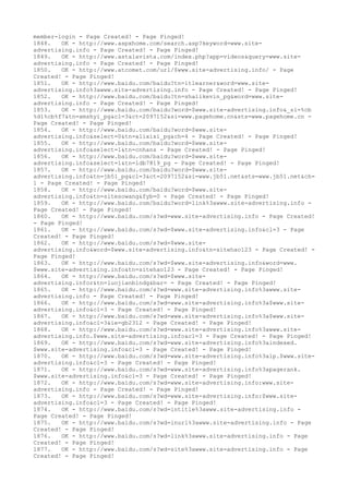 member-login - Page Created! - Page Pinged!
1848. OK - http://www.aspxhome.com/search.asp?keyword=www.site-
advertising.info - Page Created! - Page Pinged!
1849. OK - http://www.astalavista.com/index.php?app=videos&query=www.site-
advertising.info - Page Created! - Page Pinged!
1850. OK - http://www.atcomet.com/url/$www.site-advertising.info/ - Page
Created! - Page Pinged!
1851. OK - http://www./baidu?tn=itlearner&word=www.site-
advertising.info%3awww.site-advertising.info - Page Created! - Page Pinged!
1852. OK - http://www./baidu?tn=shalikevin_pg&word=www.site-
advertising.info - Page Created! - Page Pinged!
1853. OK - http://www./baidu?word=$www.site-advertising.info&_si=%cb
%d1%cb%f7&tn=xmshyi_pg&cl=3&ct=2097152&si=www.pagehome.cn&sts=www.pagehome.cn -
Page Created! - Page Pinged!
1854. OK - http://www./baidu?word=$www.site-
advertising.info&select=0&tn=alixixi_pg&ch=4 - Page Created! - Page Pinged!
1855. OK - http://www./baidu?word=$www.site-
advertising.info&select=1&tn=cnhans - Page Created! - Page Pinged!
1856. OK - http://www./baidu?word=$www.site-
advertising.info&select=1&tn=ldb7819_pg - Page Created! - Page Pinged!
1857. OK - http://www./baidu?word=$www.site-
advertising.info&tn=jb51_pg&cl=3&ct=2097152&si=www.jb51.net&sts=www.jb51.net&ch=
1 - Page Created! - Page Pinged!
1858. OK - http://www./baidu?word=$www.site-
advertising.info&tn=sitesowang&fyb=0 - Page Created! - Page Pinged!
1859. OK - http://www./baidu?word=link%3awww.site-advertising.info -
Page Created! - Page Pinged!
1860. OK - http://www./s?wd=www.site-advertising.info - Page Created!
- Page Pinged!
1861. OK - http://www./s?wd=$www.site-advertising.info&cl=3 - Page
Created! - Page Pinged!
1862. OK - http://www./s?wd=$www.site-
advertising.info&word=$www.site-advertising.info&tn=sitehao123 - Page Created! -
Page Pinged!
1863. OK - http://www./s?wd=$www.site-advertising.info&word=www.
$www.site-advertising.info&tn=sitehao123 - Page Created! - Page Pinged!
1864. OK - http://www./s?wd=$www.site-
advertising.infor&tn=luojianbindg&bar= - Page Created! - Page Pinged!
1865. OK - http://www./s?wd=www.site-advertising.info%3awww.site-
advertising.info - Page Created! - Page Pinged!
1866. OK - http://www./s?wd=www.site-advertising.info%3a$www.site-
advertising.info&cl=3 - Page Created! - Page Pinged!
1867. OK - http://www./s?wd=www.site-advertising.info%3a$www.site-
advertising.info&cl=3&ie=gb2312 - Page Created! - Page Pinged!
1868. OK - http://www./s?wd=www.site-advertising.info%3awww.site-
advertising.info.$www.site-advertising.info&cl=3 - Page Created! - Page Pinged!
1869. OK - http://www./s?wd=www.site-advertising.info%3aindexed.
$www.site-advertising.info&cl=3 - Page Created! - Page Pinged!
1870. OK - http://www./s?wd=www.site-advertising.info%3aip.$www.site-
advertising.info&cl=3 - Page Created! - Page Pinged!
1871. OK - http://www./s?wd=www.site-advertising.info%3apagerank.
$www.site-advertising.info&cl=3 - Page Created! - Page Pinged!
1872. OK - http://www./s?wd=www.site-advertising.info:www.site-
advertising.info - Page Created! - Page Pinged!
1873. OK - http://www./s?wd=www.site-advertising.info:$www.site-
advertising.info&cl=3 - Page Created! - Page Pinged!
1874. OK - http://www./s?wd=intitle%3awww.site-advertising.info -
Page Created! - Page Pinged!
1875. OK - http://www./s?wd=inurl%3awww.site-advertising.info - Page
Created! - Page Pinged!
1876. OK - http://www./s?wd=link%3awww.site-advertising.info - Page
Created! - Page Pinged!
1877. OK - http://www./s?wd=site%3awww.site-advertising.info - Page
Created! - Page Pinged!
 