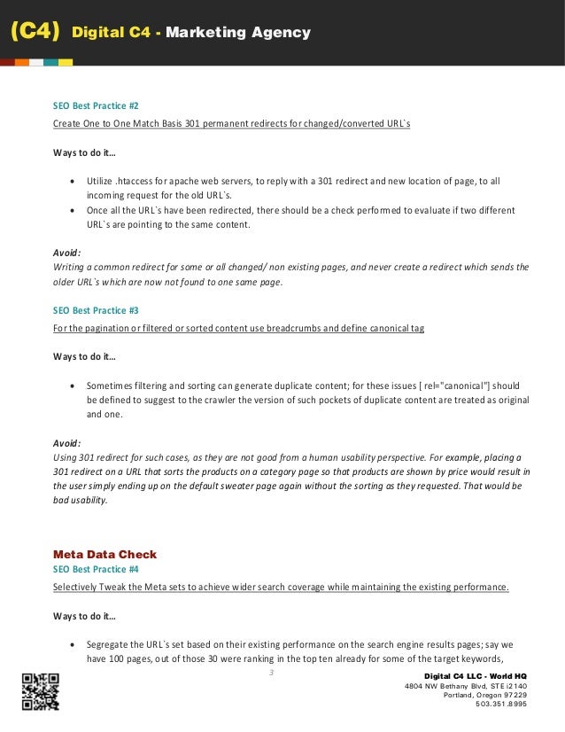 website migration seo best practices checklist
