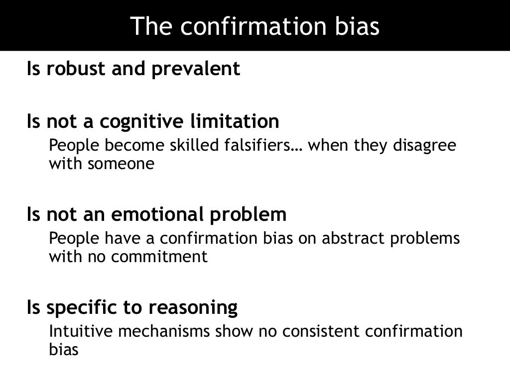 Confirmation Bias