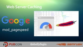@shellyfagin
Web Server Caching
mod_pagespeed
 