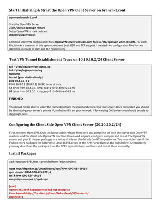 Openvpn Server Names Site to-multi site open vpn solution with mysql db | PDF