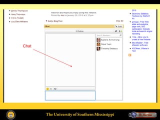 Chat




       The University of Southern Mississippi
 