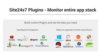 Site24x7 Plugins - Monitor entire app stack
 