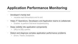 Site24x7 Application Performance Monitoring
 