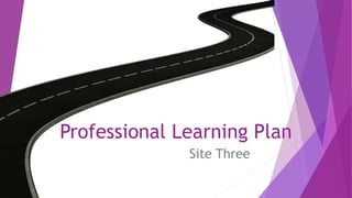 Professional Learning Plan
Site Three
 