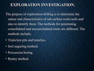 Surface Auguring Site analysis and documentation | PPTX