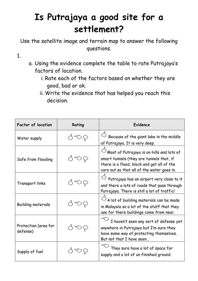 Site and Settlement Sheet | PDF