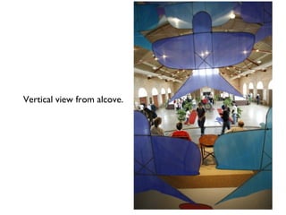 Vertical view from alcove. 