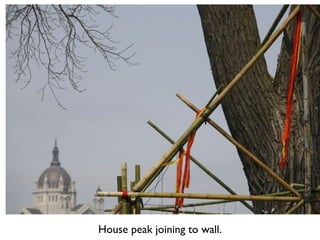 House peak joining to wall. 