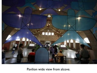 Pavilion wide view from alcove. 