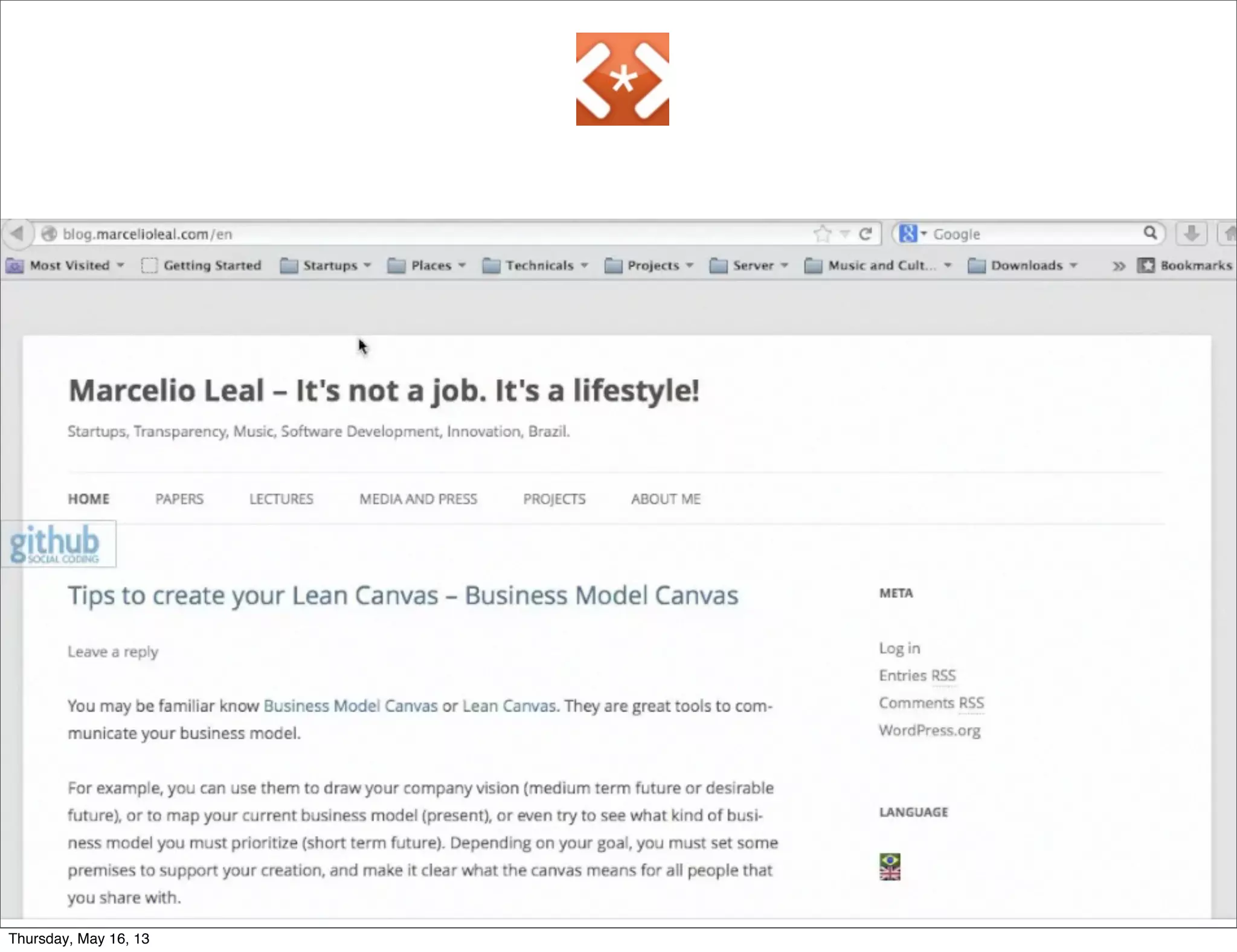 Thursday, May 16, 13
 