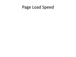 Page Load Speed

 
