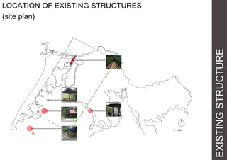 EXISTINGSTRUCTURE
LOCATION OF EXISTING STRUCTURES
(site plan)
 