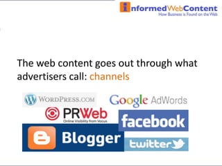 Ezine articles (on a directory or on a website)