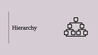Hierarchy
 