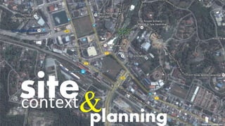 sitecontext
planning
& Image from: Google Map
 