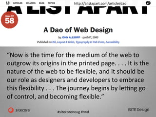 Responsive Web Design and Sitecore