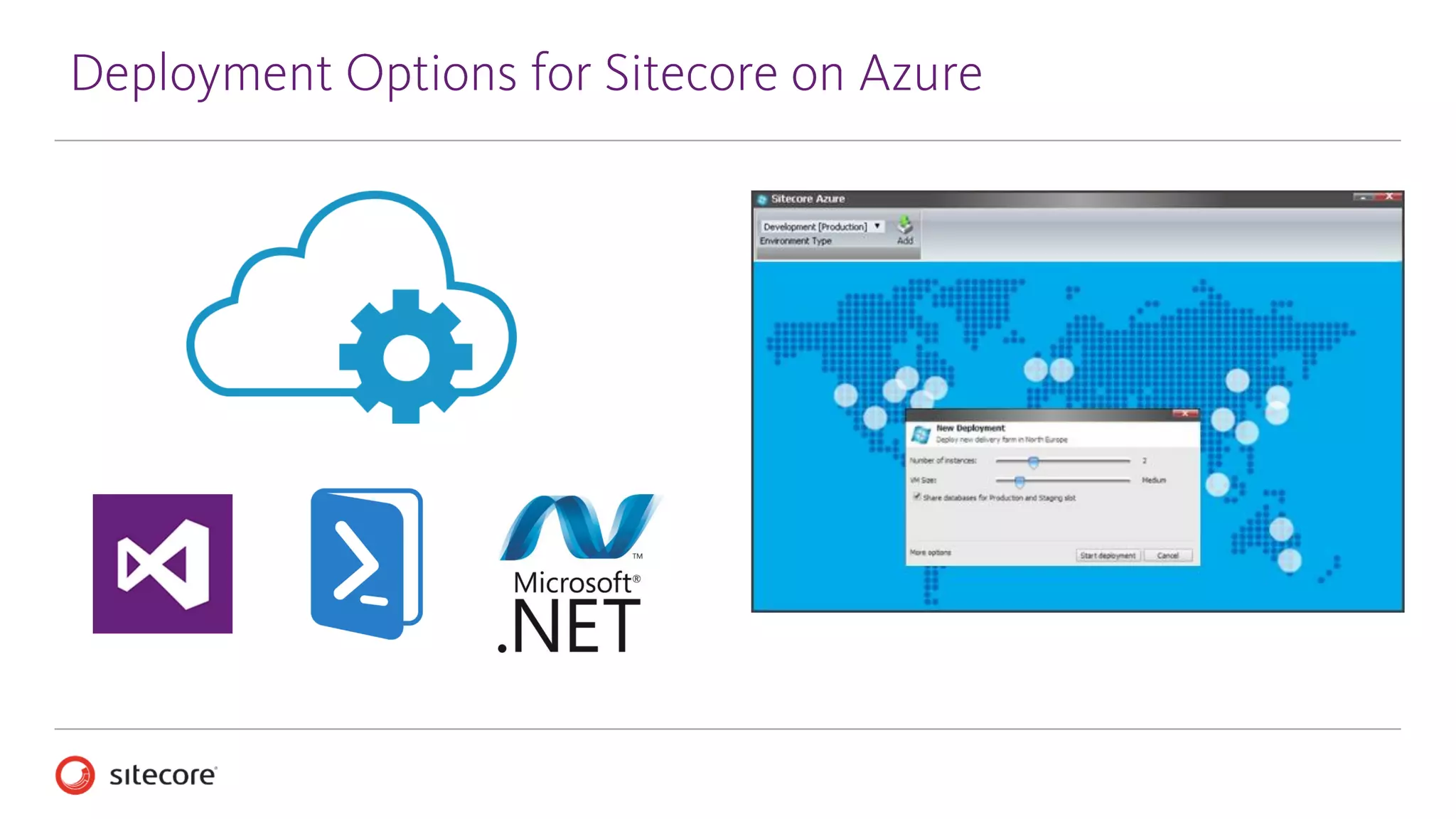 DeploymentOptions for Sitecore on Azure
 
