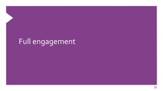 20
Full engagement
 