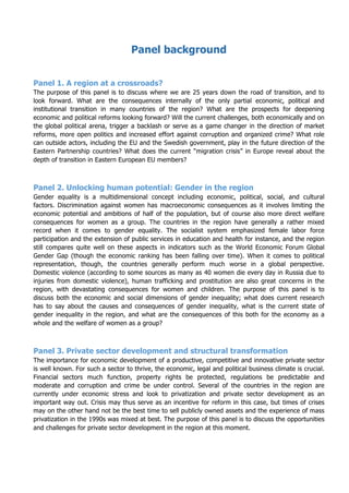Traces	of	transition:	Unfinished	business	25	years	down	the	
road?	
This	year	marks	the	25-year	anniversary	of	the	breakup...