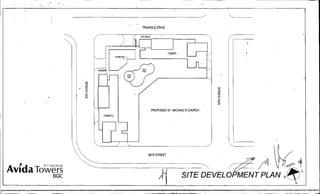 TRIANGLE DRIVE
TOWER I
•
,
TOWER 2
)
ADULT
~,
PROPOSED ST. MICHAEL'S CHURCH
AVlda Towe?sBGC
39TH STREET
# r1 ~o~,~1
SITE DEVELOPMENT PLAN "'~ ~
s
..
~._--_._. __._--~ ..~=O+-_
 