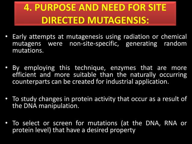 Site Directed mutagenesis- Sonal Singh Shrivas.pptx | Chemistry | Science