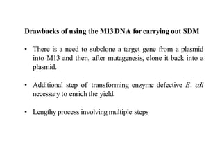 Site Directed Mutagenesis (SDM).pptx