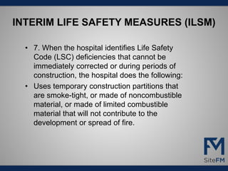 SiteFM Interim Life Safety Measures Webinar | PDF
