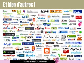 Ateliers numériques : site internet
Et bien d’autres !
 