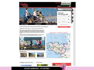Ateliers numériques : site internet
 