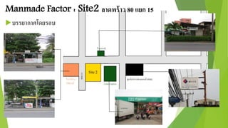 Manmade Factor : Site2 ลาดพร้าว 80 แยก 15 
บรรยากาศโดยรอบ 
 