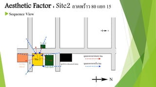Aesthetic Factor : Site2 ลาดพร้าว 80 แยก 15 
Sequence View 
 