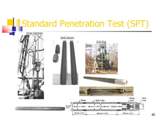 40
Standard Penetration Test (SPT)
 