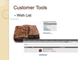 Customer ToolsWish List 