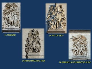 EL TRIUNFO
LA RESISTENCIA DE 1814
LA PAZ DE 1815
LA MARSELLA DE FRANÇOIS RUDE
 