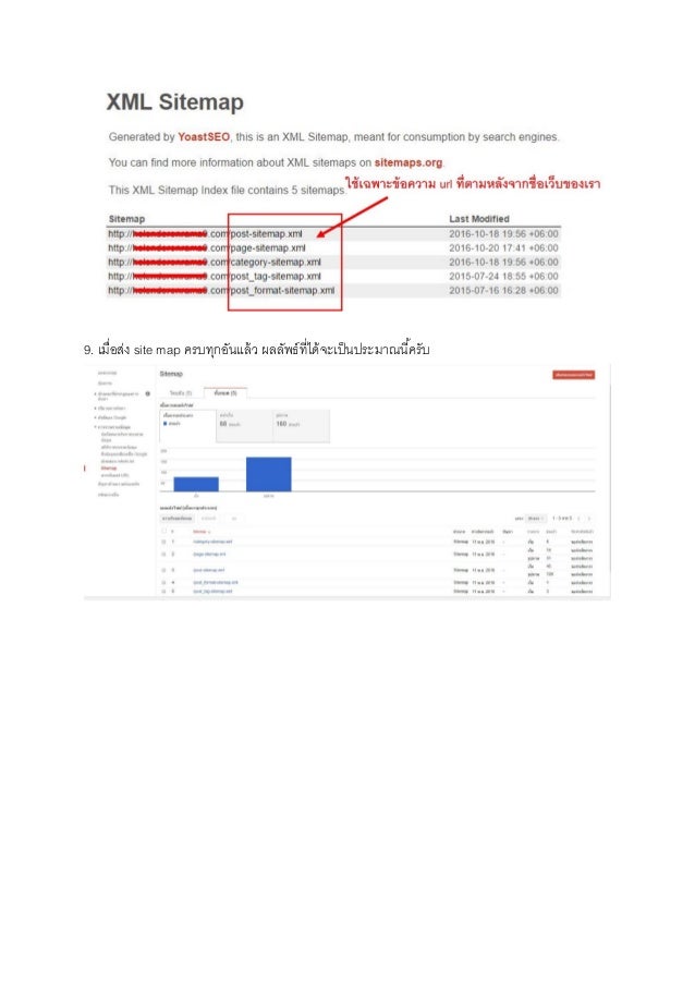 ว ธ ส ง site map ให google บนเว บ wordpress